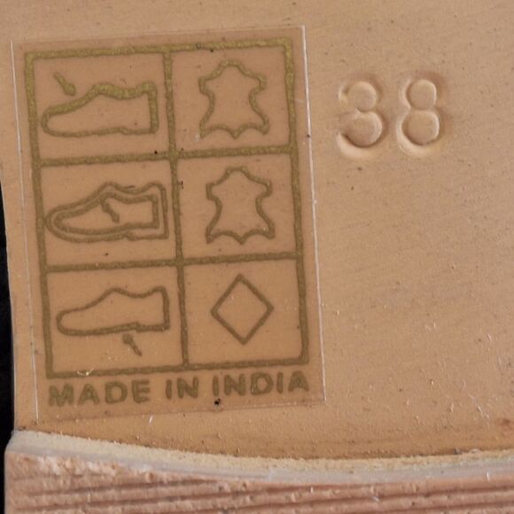 Free People sz 8 Black Leather Mirage Mule Flats Braided Sandal EU 38 Boho Comfy - Picture 12 of 16